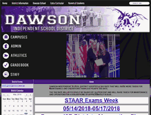 Tablet Screenshot of dawson.esc17.net